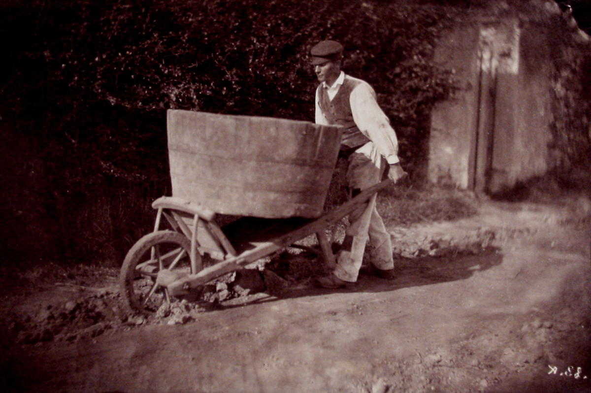 Male Peasant with Wheelbarrow