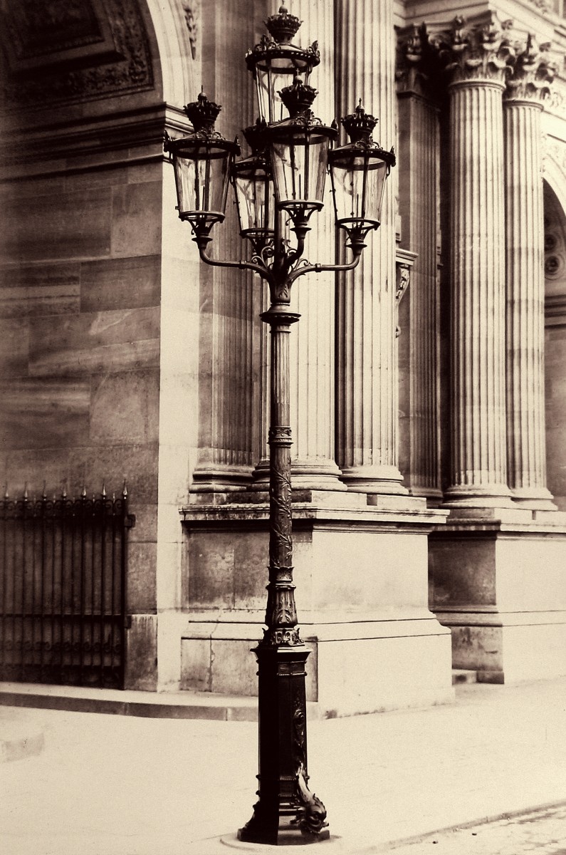 Candélabre á 5 branches de la Place du Carrousel