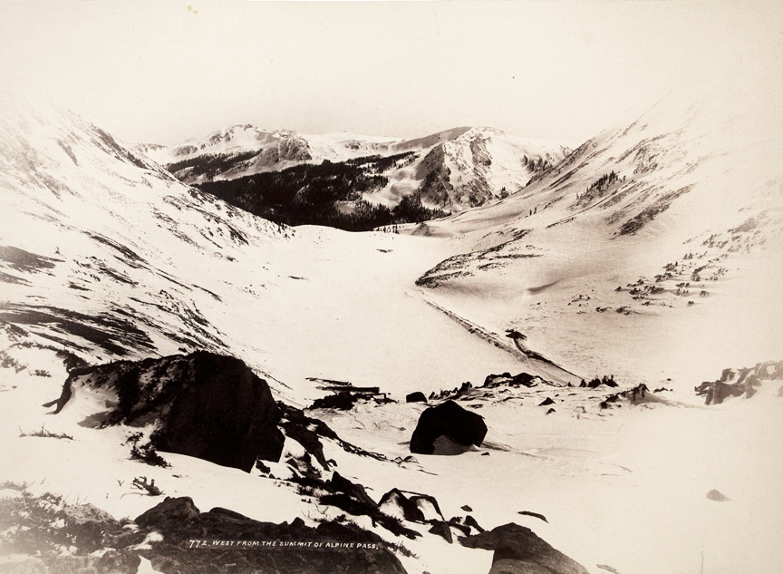 West from the Summit of Alpine Pass