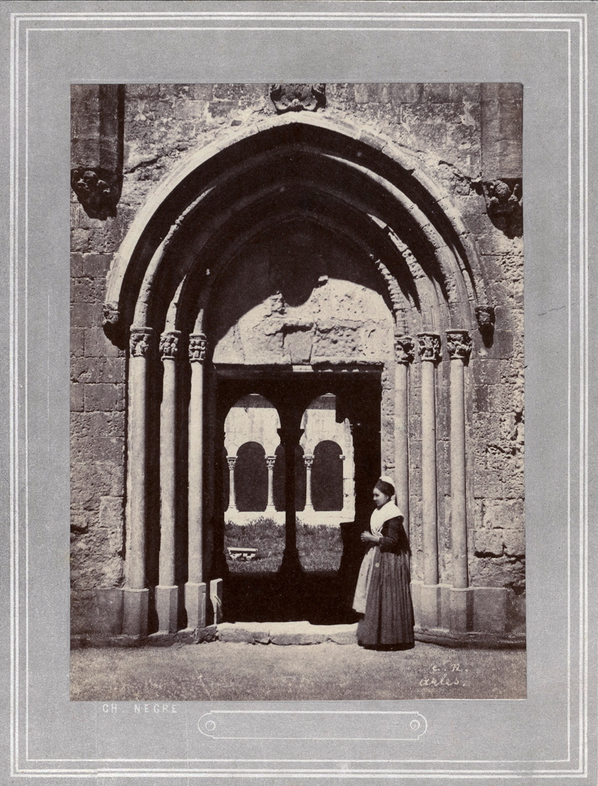 Arlesienne at the Entrance of the Cloisters of St. Trophime