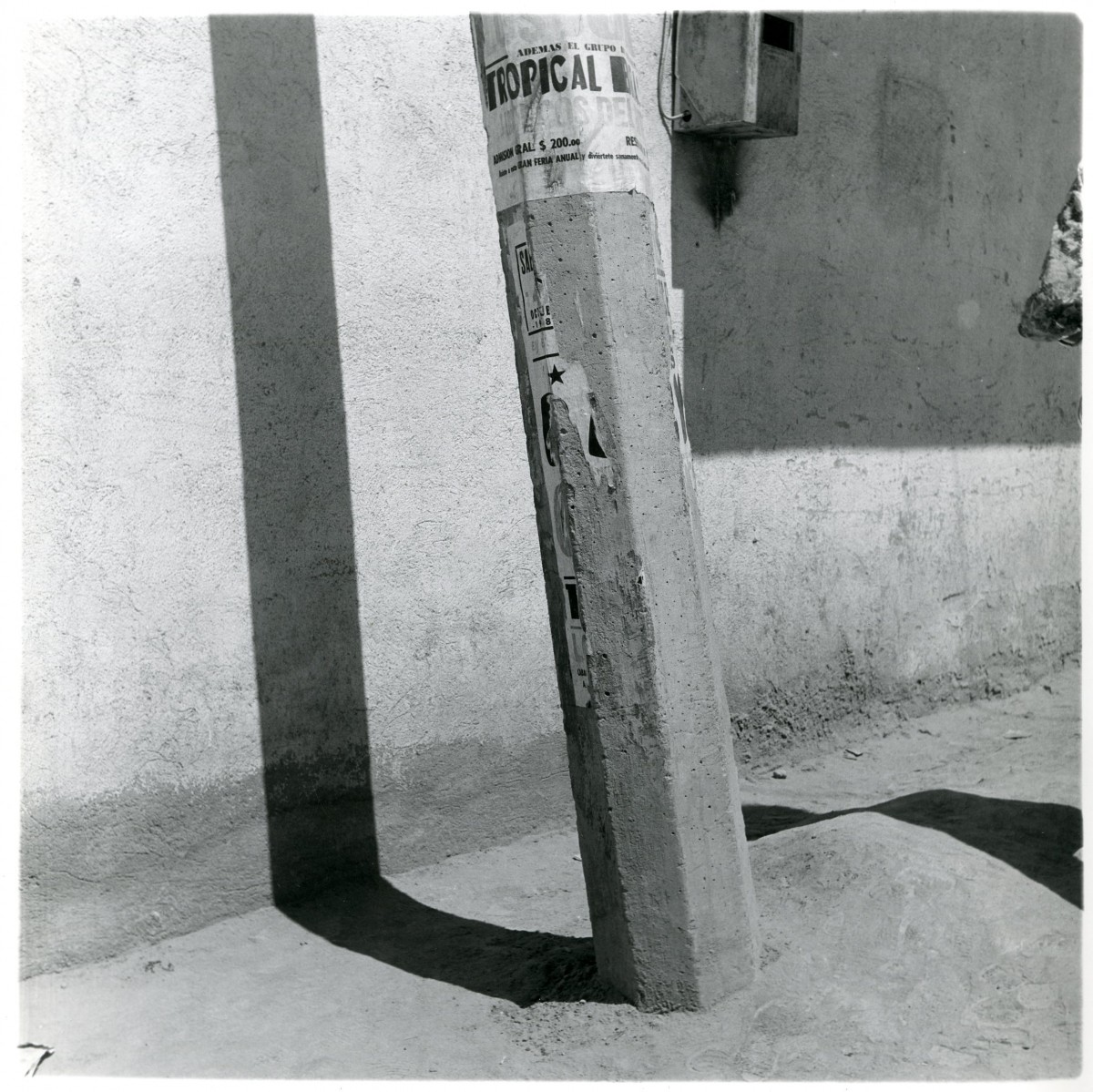 Untitled (wall and pole)