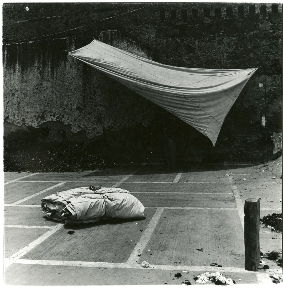 Untitled (suspended sheet)