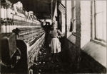 Girl with loom, Cotton Mill