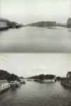 Paris Flood, Ile St. Louis with Pont St. Louis and Pont Louis Philippe, Jan. 27-31, 1910 & six months later