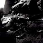Untitled (trench and machine gunner), Spanish Civil War