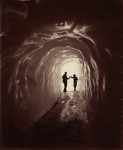 Grotte de Glace aux Bossons (man and woman)