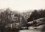 The Half Dome, Vernal and Nevada Falls, from Glacier Point, Yosemite